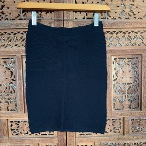 Topshop stretchy woven pencil skirt
